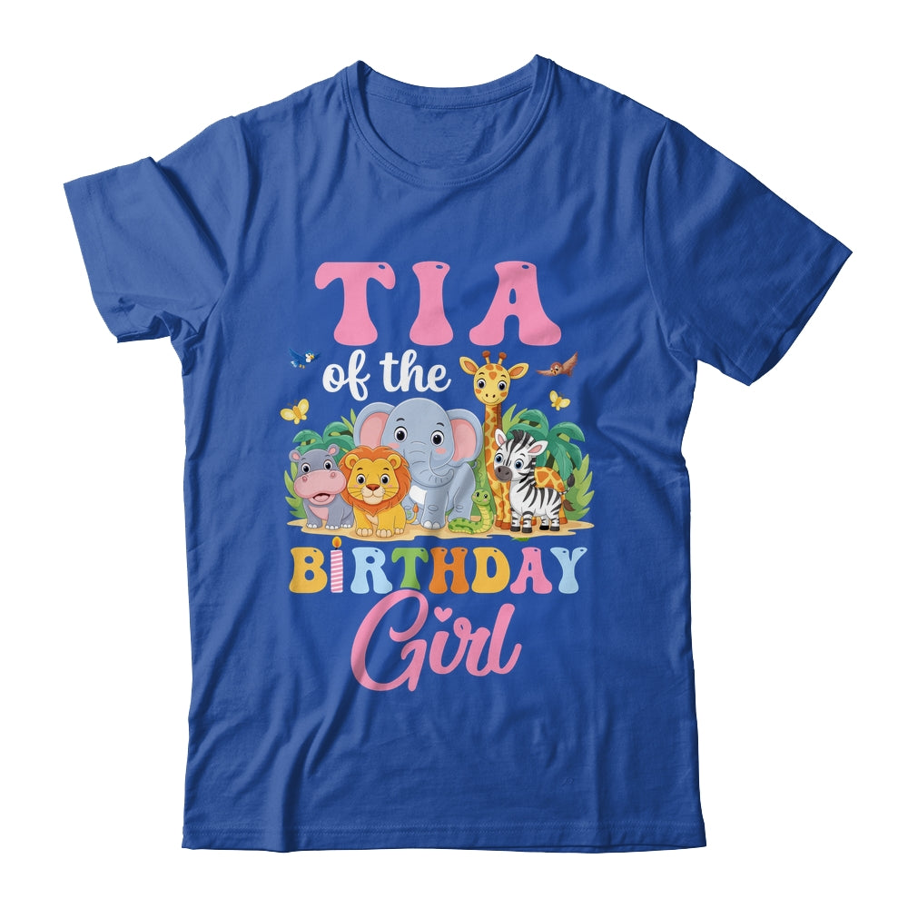 Tia Of The Birthday Girl Kids Safari Jungle Animal Shirt & Hoodie | teecentury