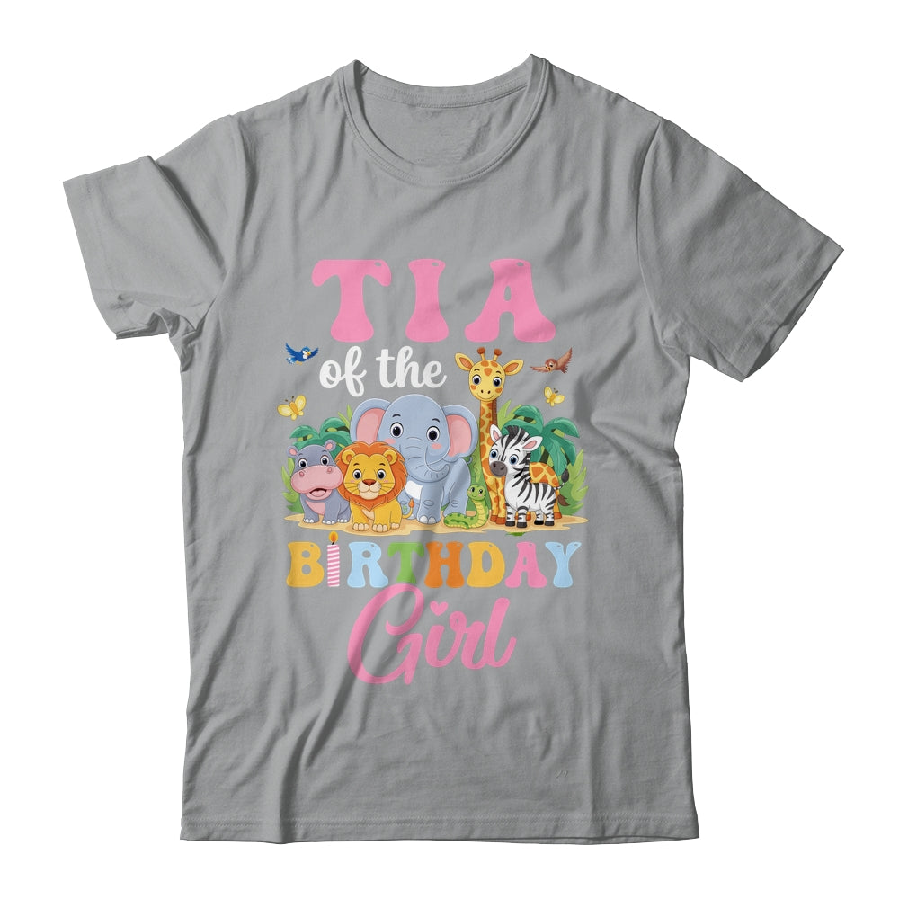 Tia Of The Birthday Girl Kids Safari Jungle Animal Shirt & Hoodie | teecentury