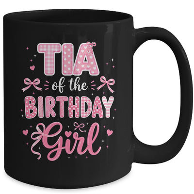 Tia Of The Birthday Girl Matching Pink Coquette Bow Mug | teecentury