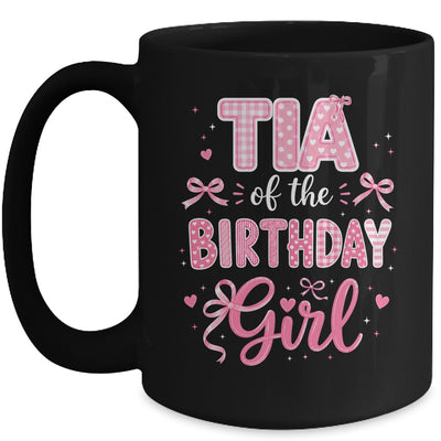 Tia Of The Birthday Girl Matching Pink Coquette Bow Mug | teecentury