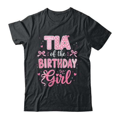 Tia Of The Birthday Girl Matching Pink Coquette Bow Shirt & Hoodie | teecentury