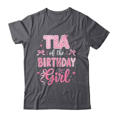 Tia Of The Birthday Girl Matching Pink Coquette Bow Shirt & Hoodie | teecentury