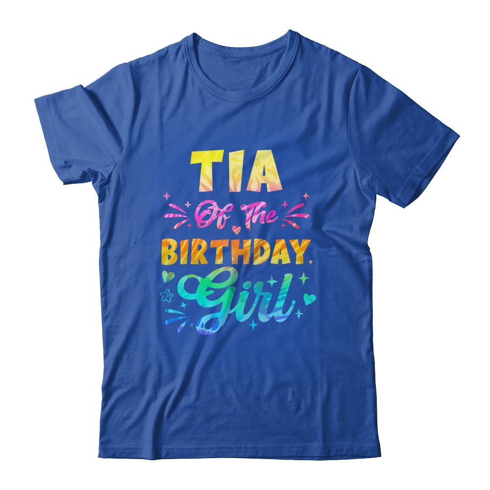 Tia Of The Birthday Girl Tie Dye 1st Birthday Family Shirt & Hoodie | teecentury