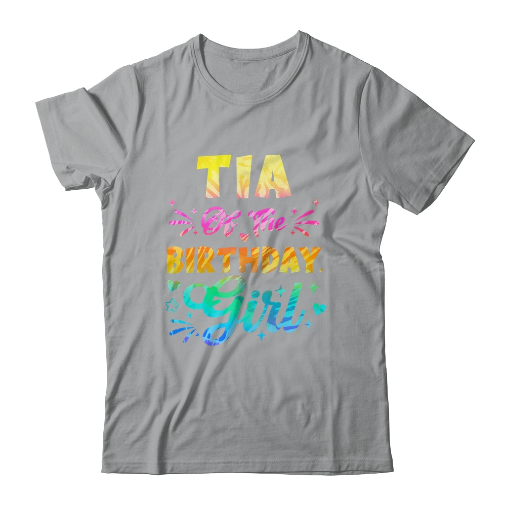 Tia Of The Birthday Girl Tie Dye 1st Birthday Family Shirt & Hoodie | teecentury