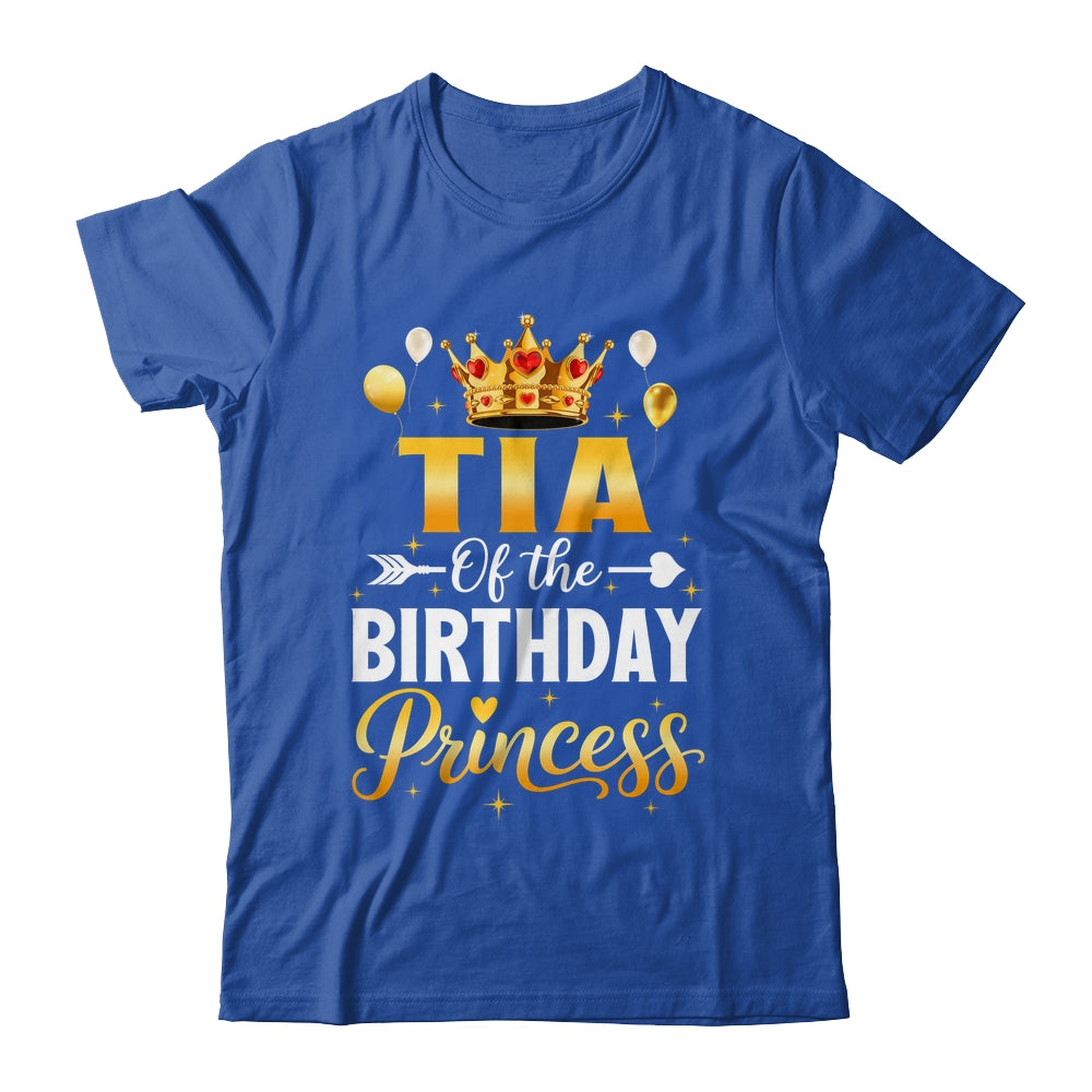 Tia Of The Birthday Princess Birthday Girl Family Kid Shirt & Hoodie | teecentury