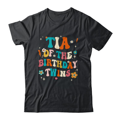 Tia Of The Birthday Twins Boys Girls Party Retro Bday Shirt & Hoodie | teecentury