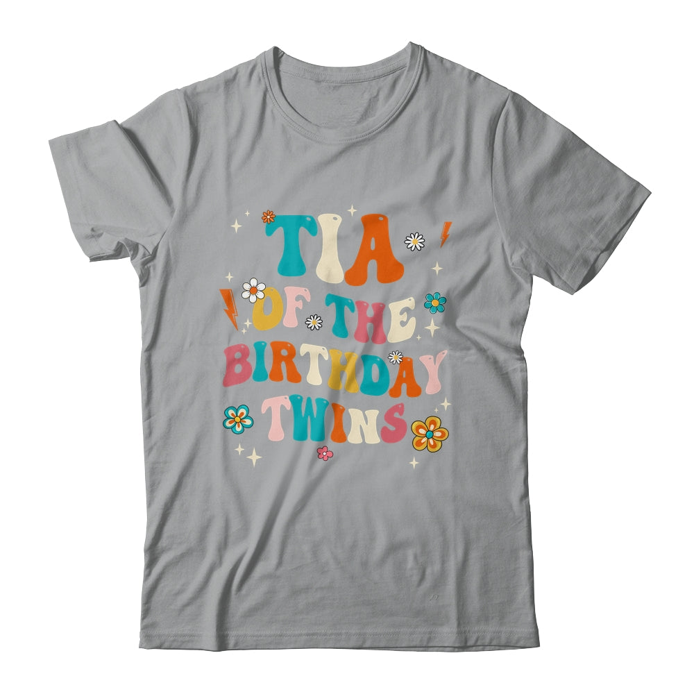 Tia Of The Birthday Twins Boys Girls Party Retro Bday Shirt & Hoodie | teecentury