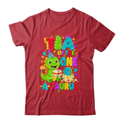 Tia Of The One-A-Saurus 1St Birthday Boy T-Rex Dinosaur Shirt & Hoodie | teecentury