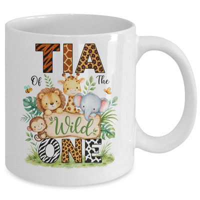 Tia Of The Wild One First Birthday Boy Jungle Safari Mug | teecentury