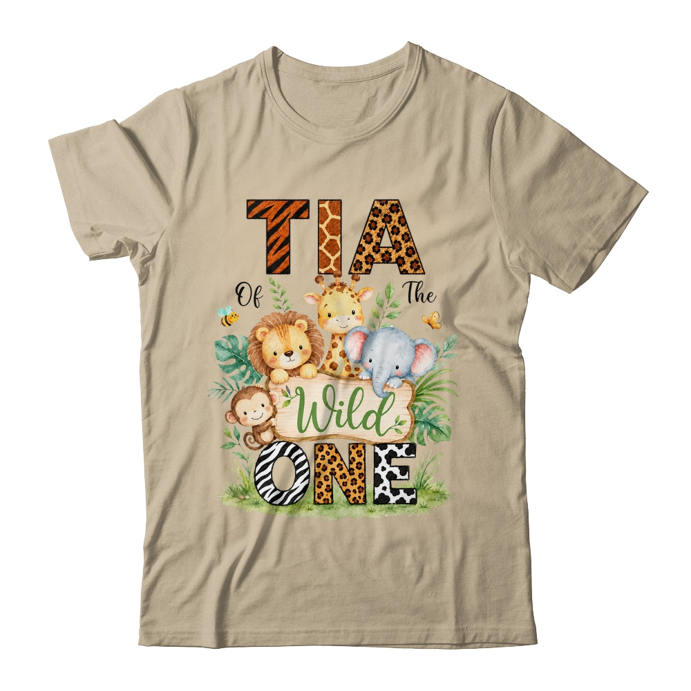 Tia Of The Wild One First Birthday Boy Jungle Safari Shirt & Hoodie | teecentury