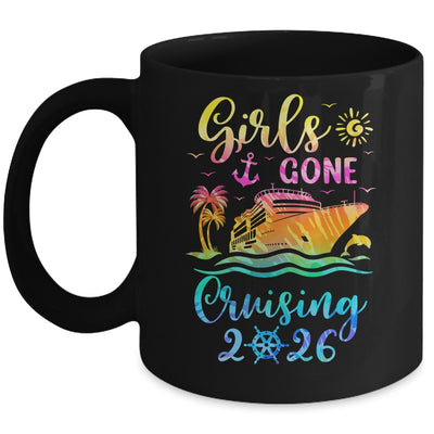 Tie Dye Cruising Squad Girls Gone Cruising 2026 Summer Trip Mug | teecentury