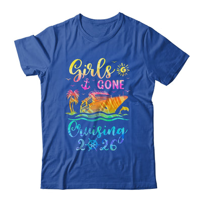 Tie Dye Cruising Squad Girls Gone Cruising 2026 Summer Trip Shirt & Tank Top | teecentury