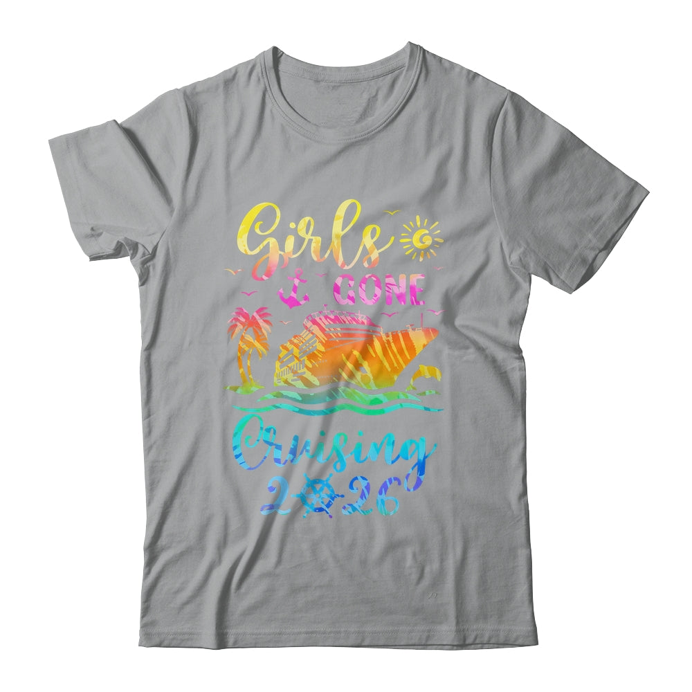 Tie Dye Cruising Squad Girls Gone Cruising 2026 Summer Trip Shirt & Tank Top | teecentury