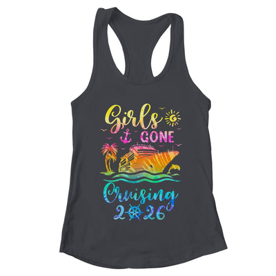Tie Dye Cruising Squad Girls Gone Cruising 2026 Summer Trip Shirt & Tank Top | teecentury