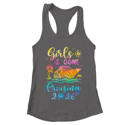 Tie Dye Cruising Squad Girls Gone Cruising 2026 Summer Trip Shirt & Tank Top | teecentury