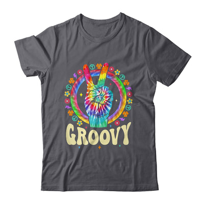 Tie Dye Peace Sign Love Groovy Hippie Party For Women Girls Shirt & Tank Top | teecentury