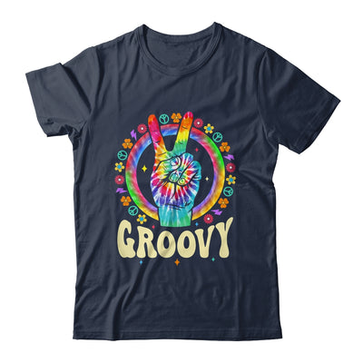 Tie Dye Peace Sign Love Groovy Hippie Party For Women Girls Shirt & Tank Top | teecentury