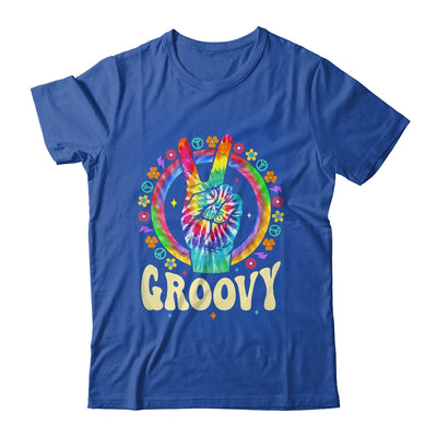 Tie Dye Peace Sign Love Groovy Hippie Party For Women Girls Shirt & Tank Top | teecentury