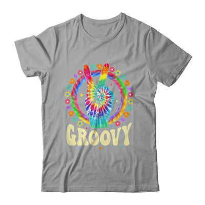 Tie Dye Peace Sign Love Groovy Hippie Party For Women Girls Shirt & Tank Top | teecentury