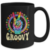 Tie Dye Peace Sign Love Groovy Hippie Party For Women Girls Mug | teecentury