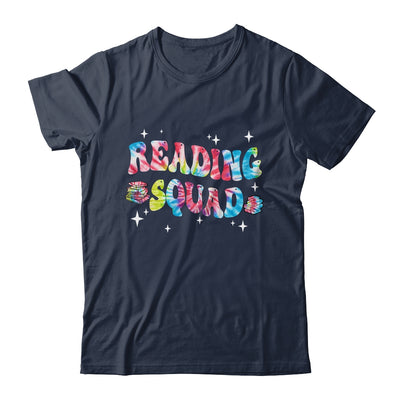 Tie Dye Reading Squad Girls Boys Cute Reading Teacher Shirt & Tank Top | teecentury