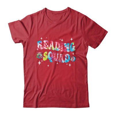 Tie Dye Reading Squad Girls Boys Cute Reading Teacher Shirt & Tank Top | teecentury
