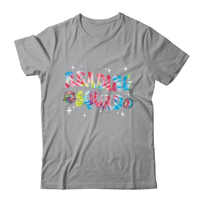 Tie Dye Reading Squad Girls Boys Cute Reading Teacher Shirt & Tank Top | teecentury