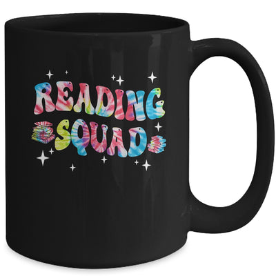 Tie Dye Reading Squad Girls Boys Cute Reading Teacher Mug | teecentury