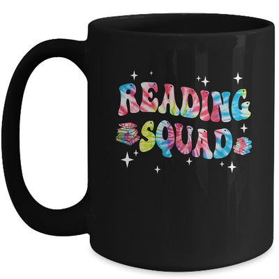 Tie Dye Reading Squad Girls Boys Cute Reading Teacher Mug | teecentury