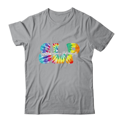 Tie Dye SLP Speech Language Pathologist Speech Therapy Shirt & Hoodie | teecentury