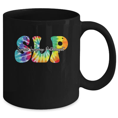 Tie Dye SLP Speech Language Pathologist Speech Therapy Mug | teecentury