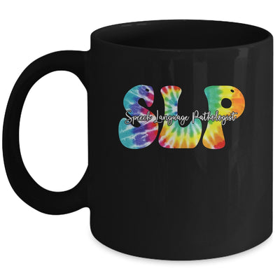 Tie Dye SLP Speech Language Pathologist Speech Therapy Mug | teecentury