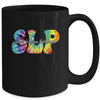 Tie Dye SLP Speech Language Pathologist Speech Therapy Mug | teecentury
