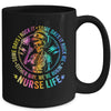 Tie Dye Some Days I Rock It Some Days It Rocks Me Nurse Life Mug | teecentury