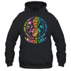 Tie Dye Some Days I Rock It Some Days It Rocks Me Nurse Life Shirt & Tank Top | teecentury