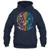 Tie Dye Some Days I Rock It Some Days It Rocks Me Nurse Life Shirt & Tank Top | teecentury