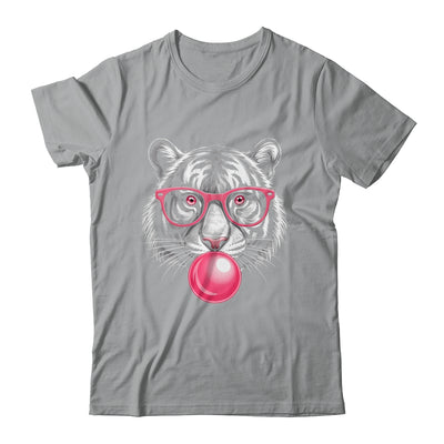 Tiger Face Pink Sunglasses Wild Animal Jungle Women Girls Shirt & Tank Top | teecentury