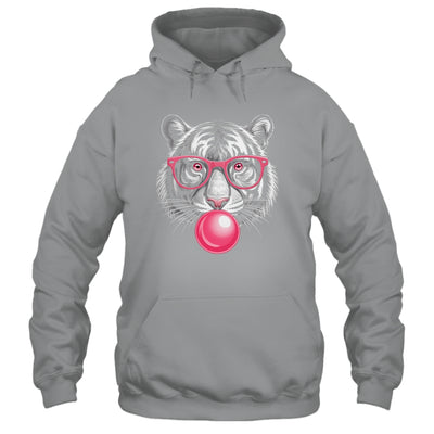 Tiger Face Pink Sunglasses Wild Animal Jungle Women Girls Shirt & Tank Top | teecentury