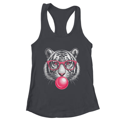 Tiger Face Pink Sunglasses Wild Animal Jungle Women Girls Shirt & Tank Top | teecentury