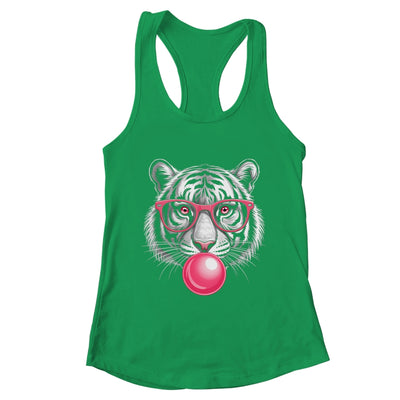 Tiger Face Pink Sunglasses Wild Animal Jungle Women Girls Shirt & Tank Top | teecentury