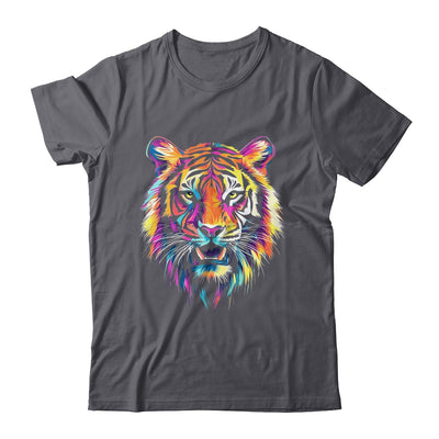 Tiger Face Wild Animal Colorful Tiger For Women Men Kids Shirt & Hoodie | teecentury