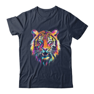 Tiger Face Wild Animal Colorful Tiger For Women Men Kids Shirt & Hoodie | teecentury