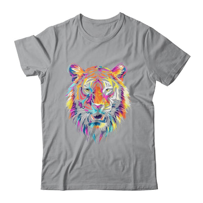 Tiger Face Wild Animal Colorful Tiger For Women Men Kids Shirt & Hoodie | teecentury