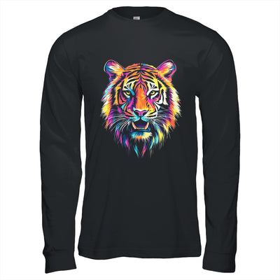 Tiger Face Wild Animal Colorful Tiger For Women Men Kids Shirt & Hoodie | teecentury