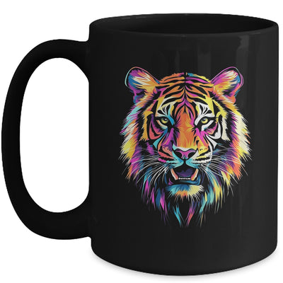 Tiger Face Wild Animal Colorful Tiger For Women Men Kids Mug | teecentury