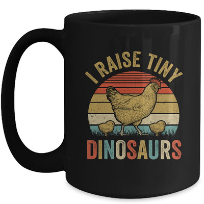 Tiny Dinosaurs Chicken Art For Men Women Farm Lover Farmer Mug | teecentury