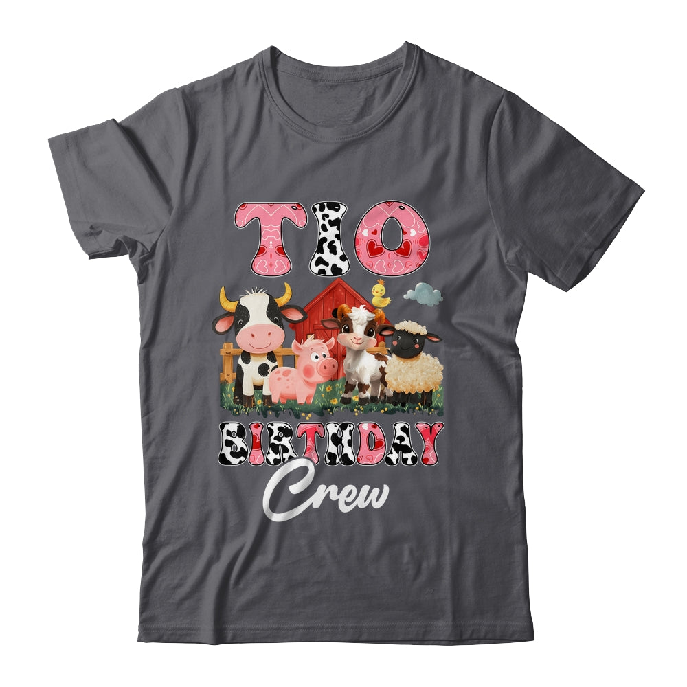 Tio Birthday Crew Farm Cow Birthday Boy Girl Family Shirt & Hoodie | teecentury