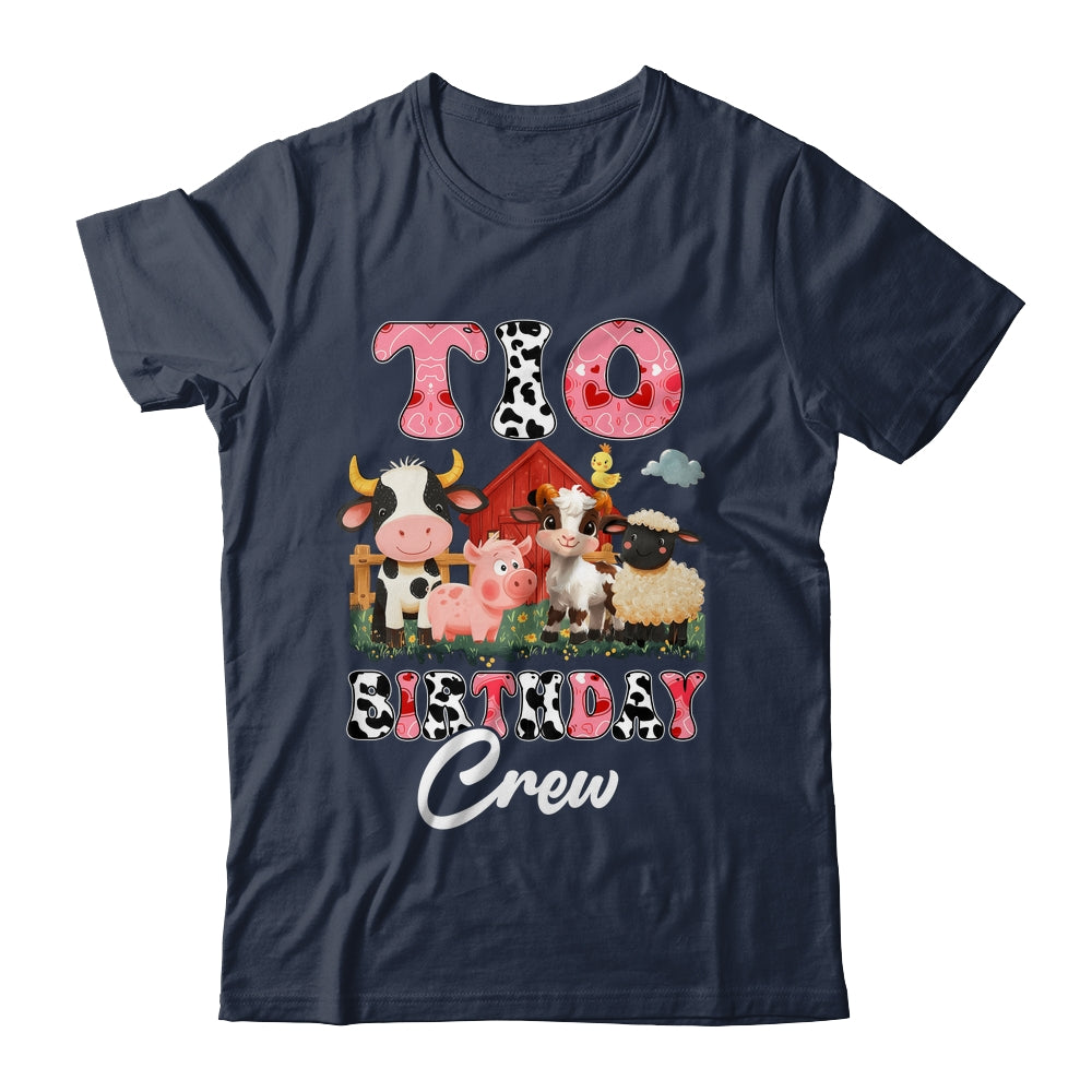 Tio Birthday Crew Farm Cow Birthday Boy Girl Family Shirt & Hoodie | teecentury