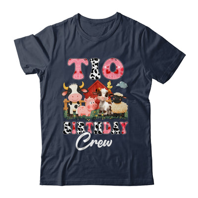 Tio Birthday Crew Farm Cow Birthday Boy Girl Family Shirt & Hoodie | teecentury