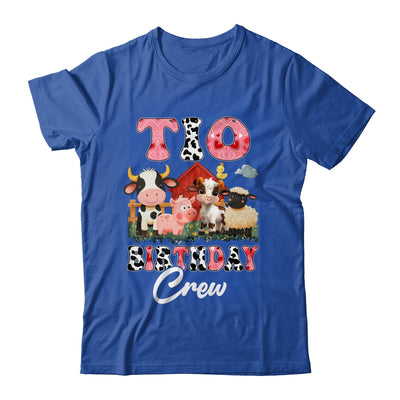 Tio Birthday Crew Farm Cow Birthday Boy Girl Family Shirt & Hoodie | teecentury